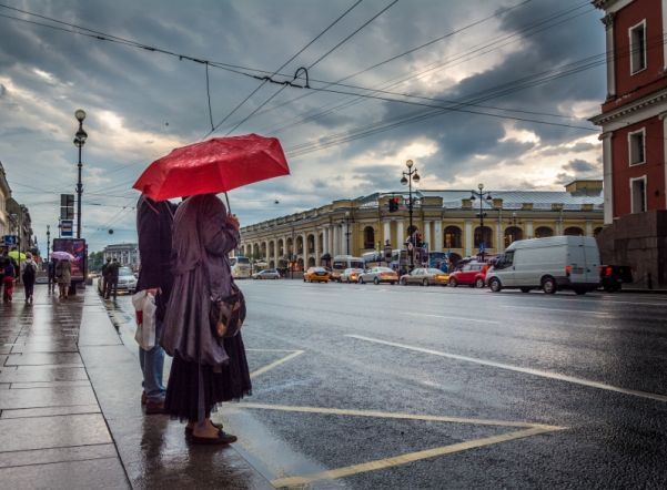 В Петербурге ожидаются дожди и сильный ветер