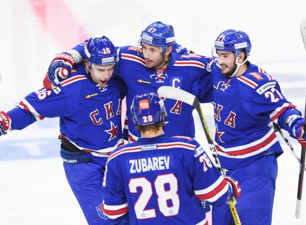СКА обыграл «Нефтехимик» в матче чемпионата КХЛ