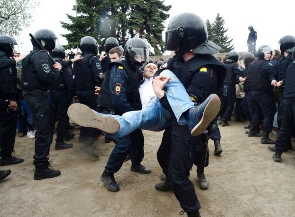 В России резко возросло число протестных акций