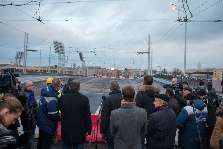 Тучков мост открыли после масштабной реконструкции (ФОТО) Тучков мост открыли после масштабной реконструкции (ФОТО)