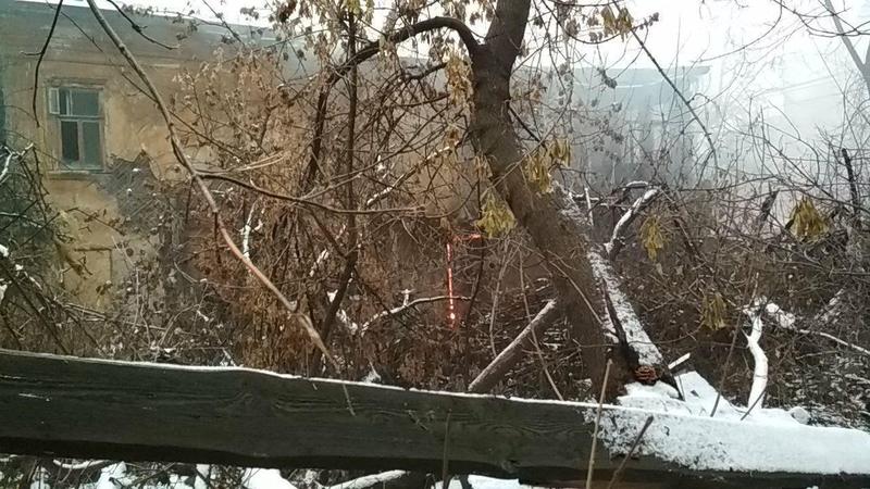 Дом на Орловской и Володарского снова горит (+фото и видео) Дом на Орловской и Володарского снова горит (+фото и видео)