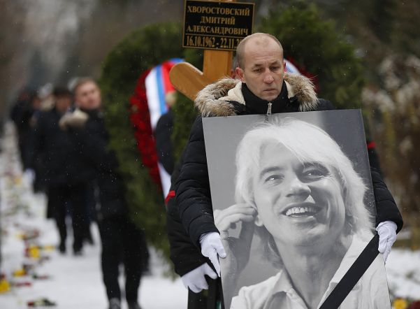 На Новодевичьем кладбище захоронили прах Хворостовского На Новодевичьем кладбище захоронили прах Хворостовского