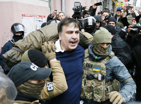 Михаила Саакашвили задержали в Киеве Михаила Саакашвили задержали в Киеве